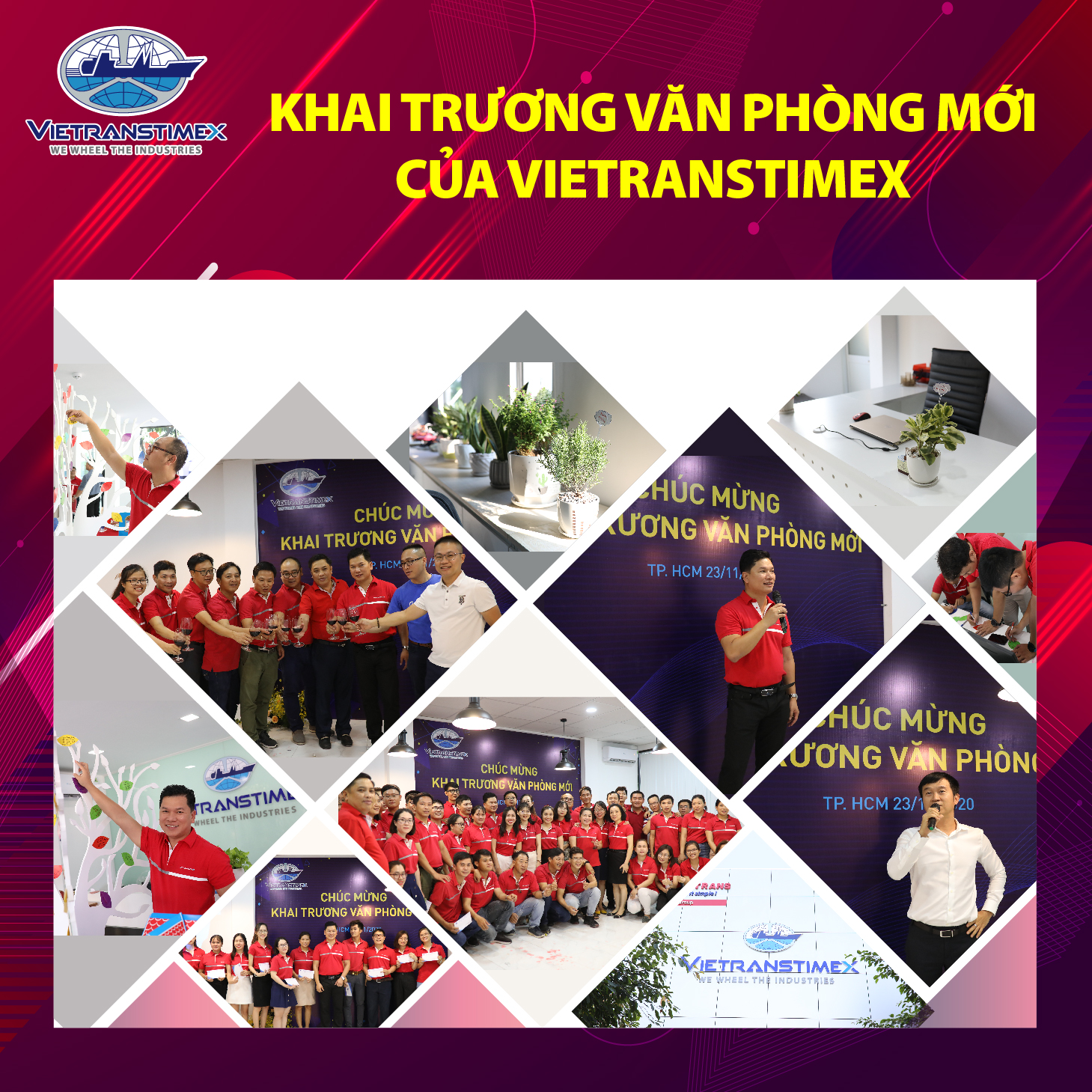 Khai Trương Văn Phòng Mới Của Vietranstimex